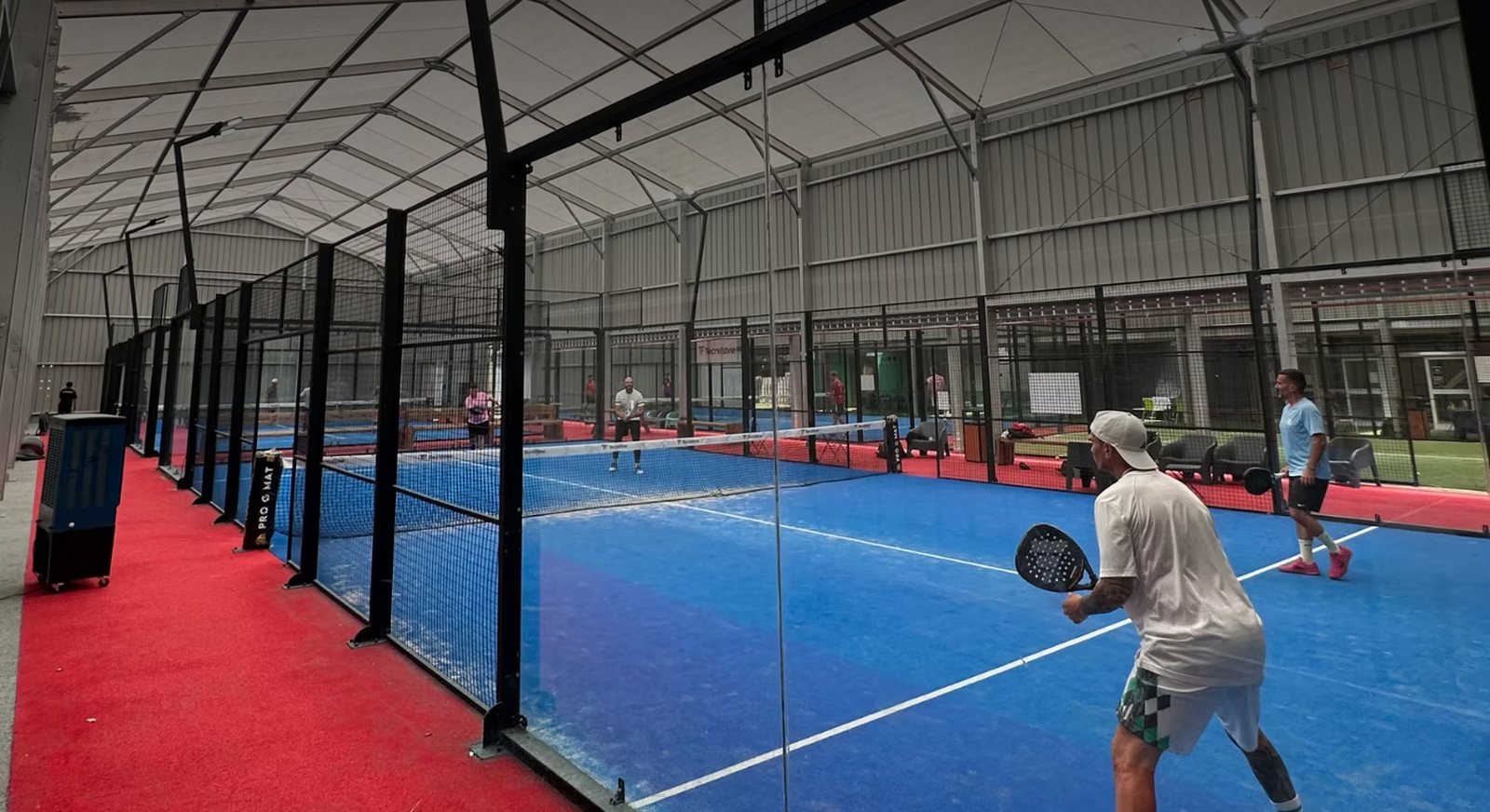 A padel match